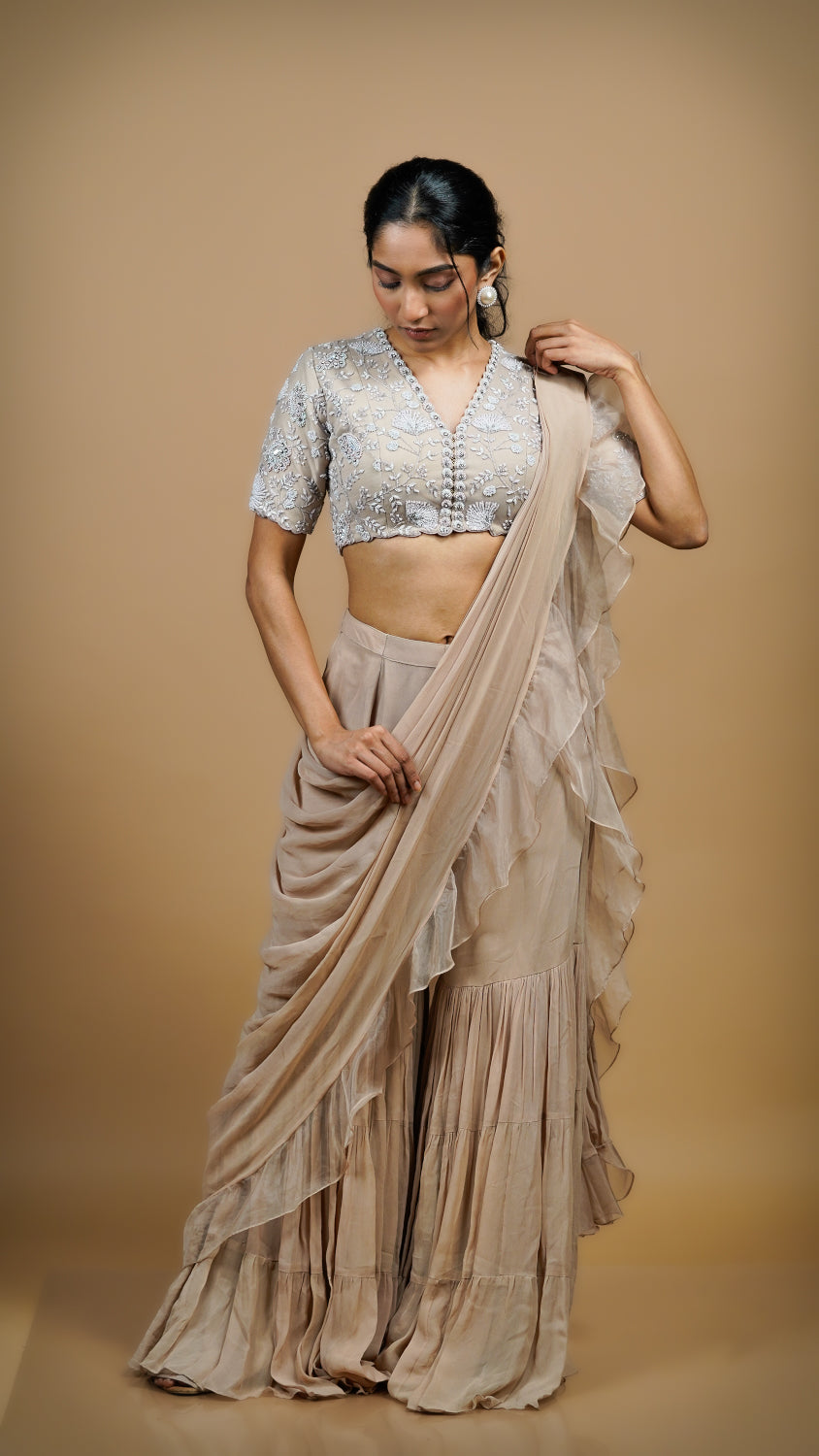 Embellished Sharara Set