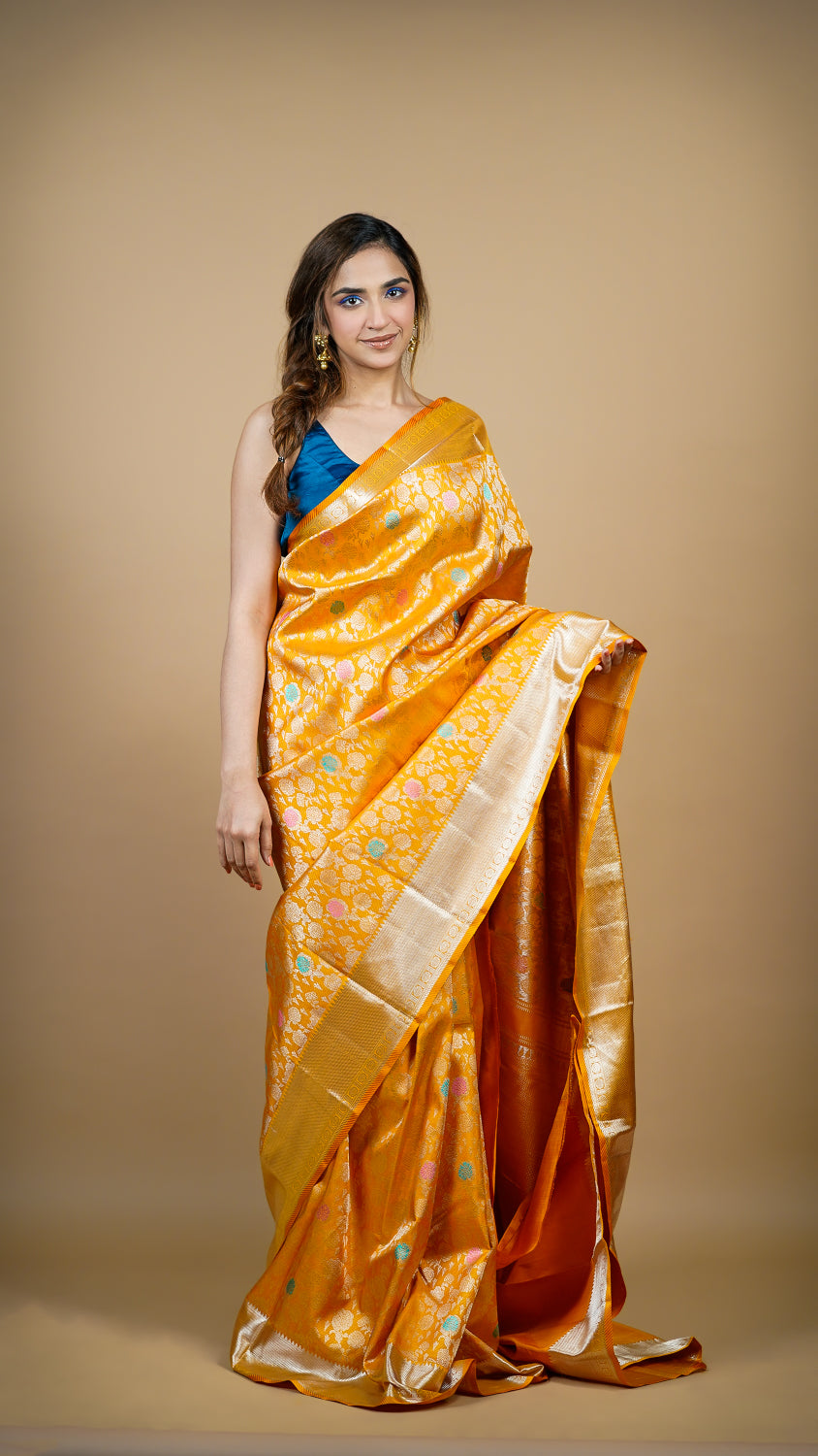 Golden Harvest Kanjivaram Saree