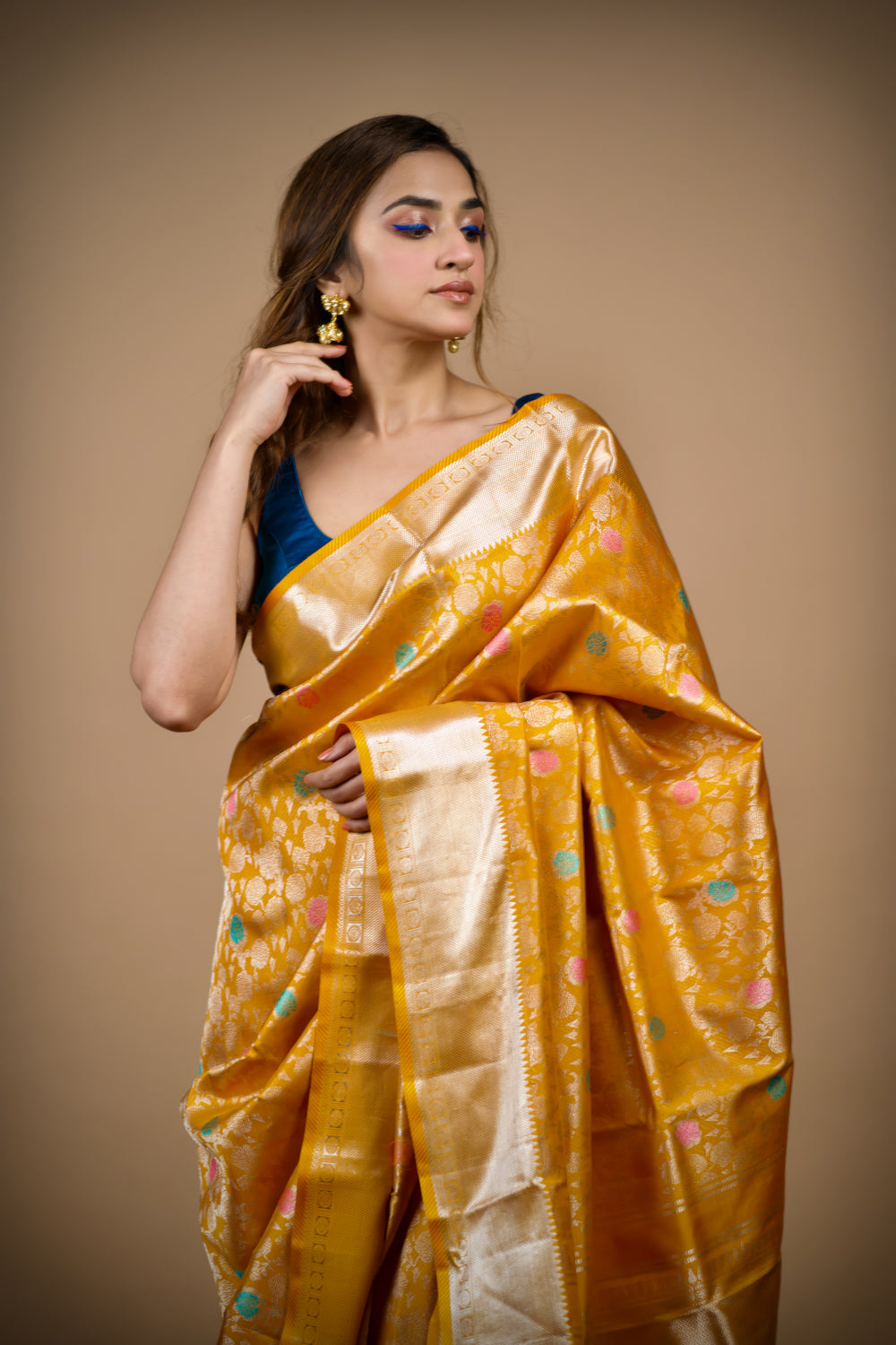 Golden Harvest Kanjivaram Saree