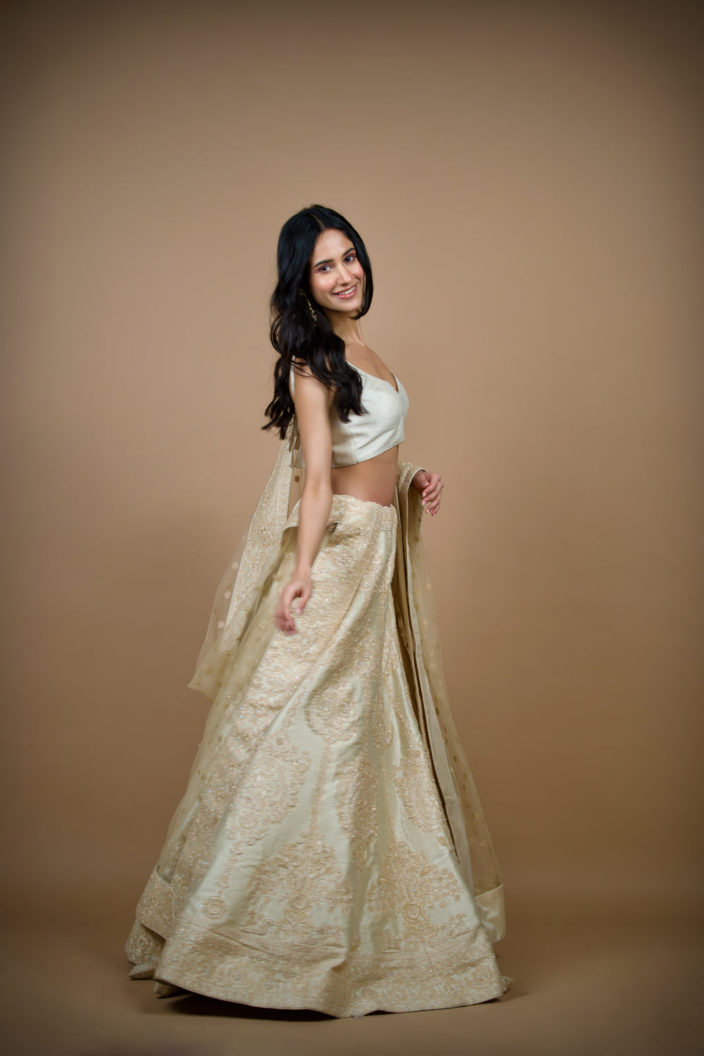Chic Embroidered Skirt Lehenga