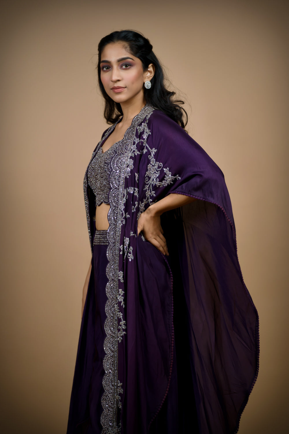 Regal Twilight Indo Western Ensemble