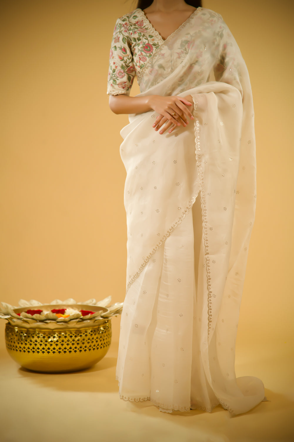 Aurora Breeze Organza Saree