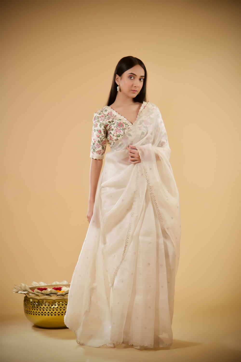 Aurora Breeze Organza Saree