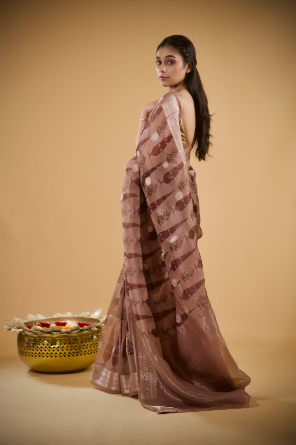Tarini Printed Organza Saree