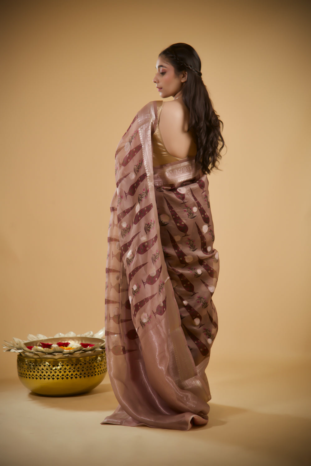 Tarini Printed Organza Saree
