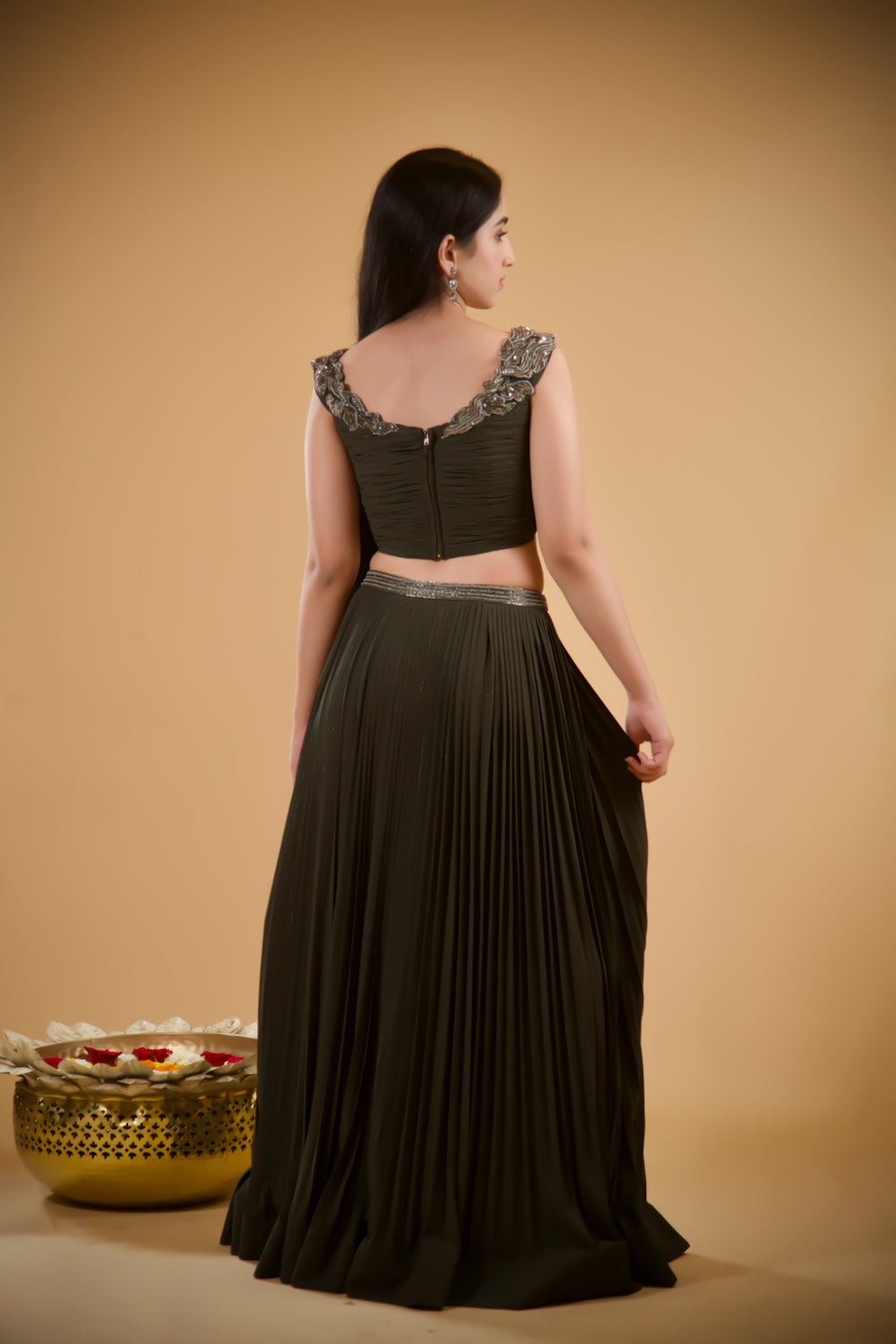 Jade Whisper Lehenga