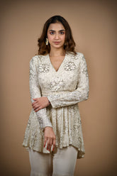 Siya Gharara Set