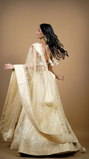 Chic Embroidered Skirt Lehenga