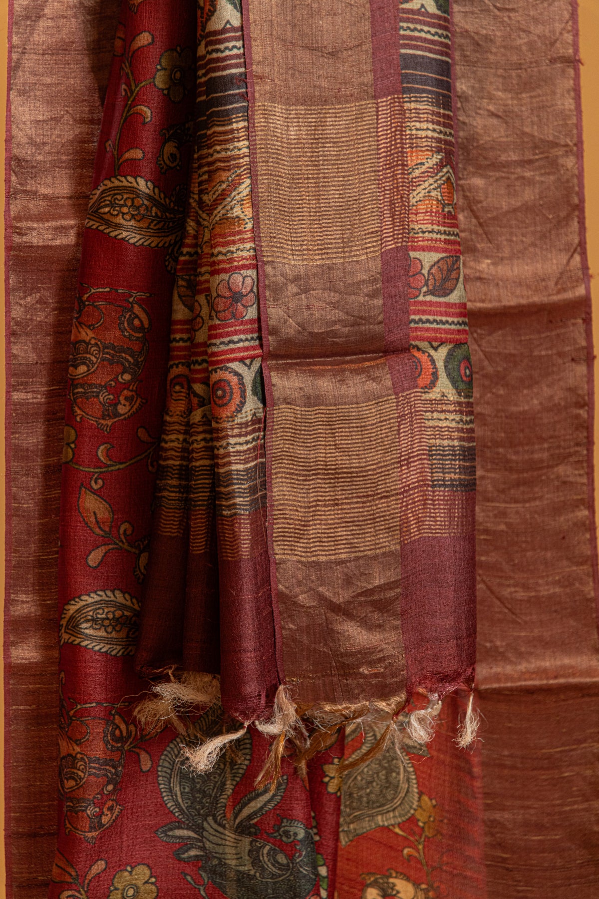 Kanisha Tusser Silk Saree