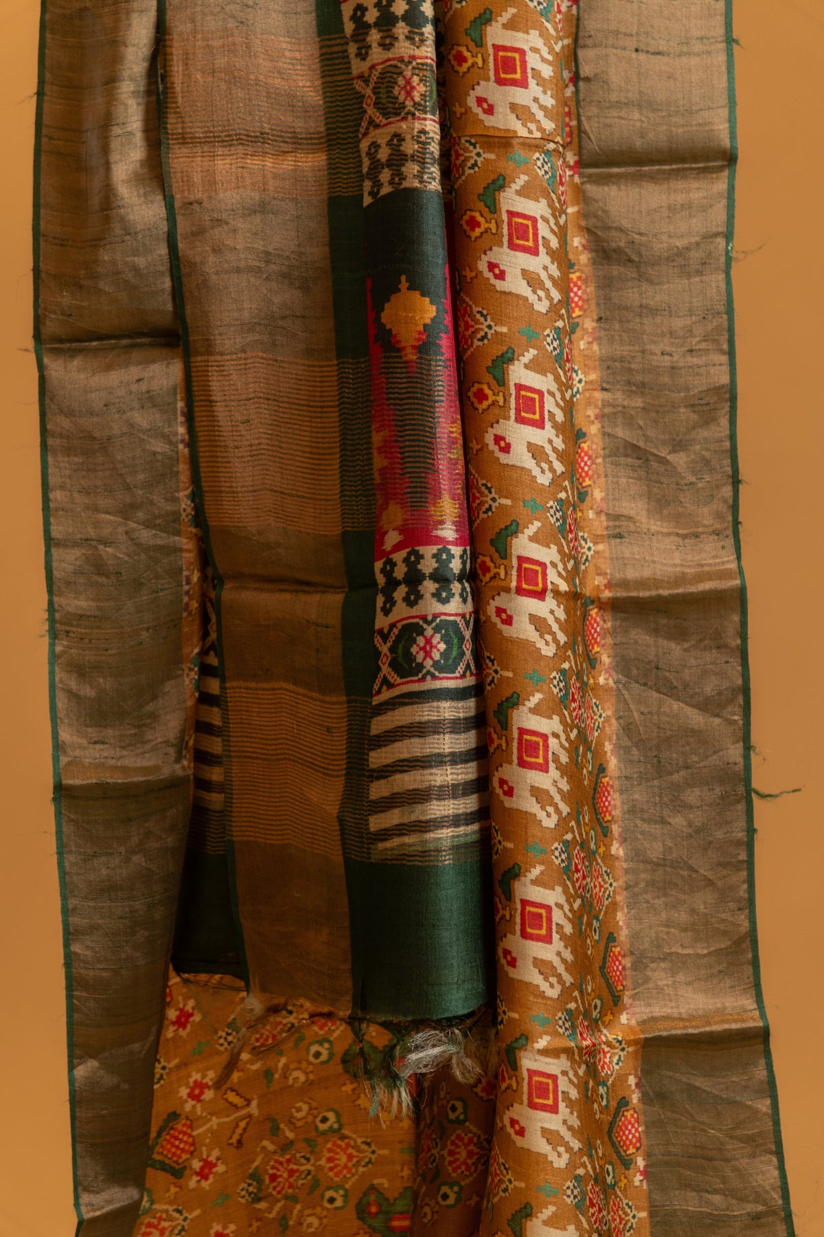 Kiara Tusser Silk Printed Saree