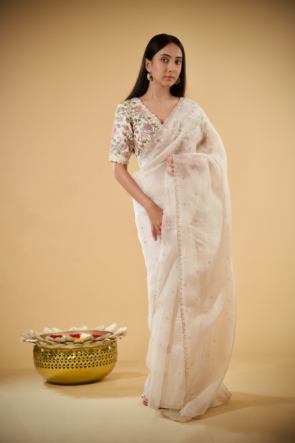 Aurora Breeze Organza Saree