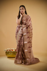 Tarini Printed Organza Saree