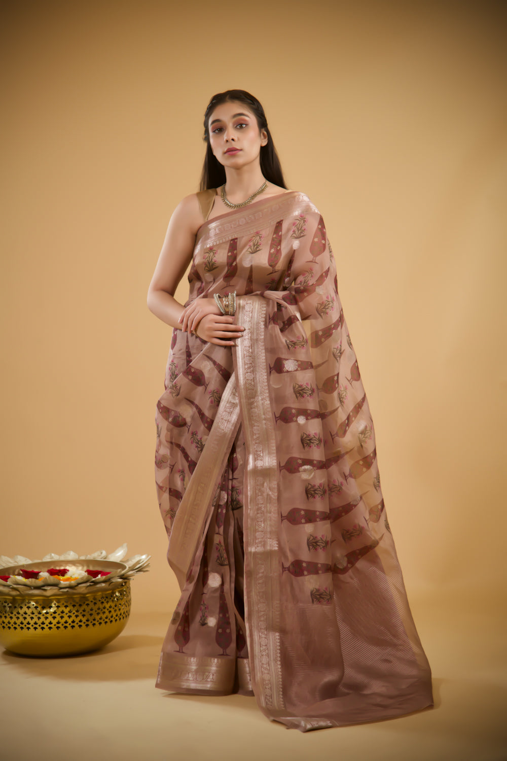 Tarini Printed Organza Saree