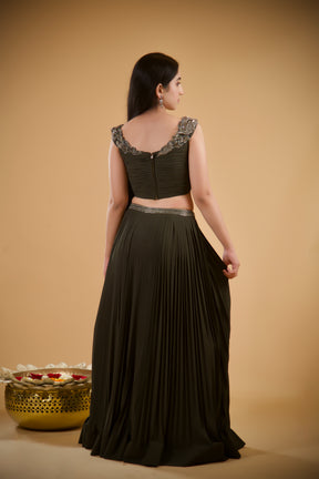 Jade Whisper Lehenga